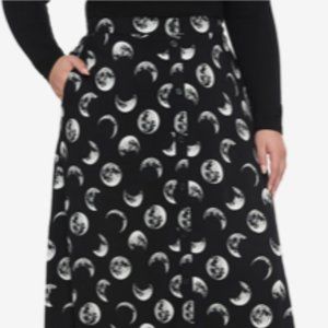 Moon Phases Maxi Skirt Plus Size